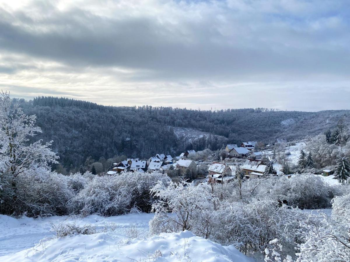 Das Gruene Haus Am Hexenstieg รูเบอร์ลันด์ ภายนอก รูปภาพ